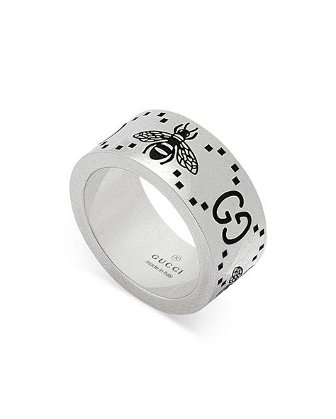 Gucci Sterling Silver Signature Ring Bloomingdales