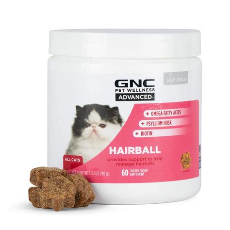 Gnc Pets Advanced Hairball Cat Soft Chews C Baxterboo