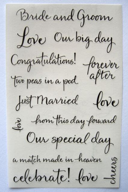 Mrs Grossmans Sticker Strip Wedding Captions Marital Sentiments