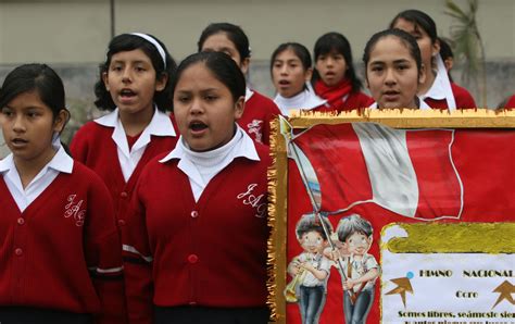 Escolares Iniciaron Campaña Para Entonar Sexta Estrofa Del Himno