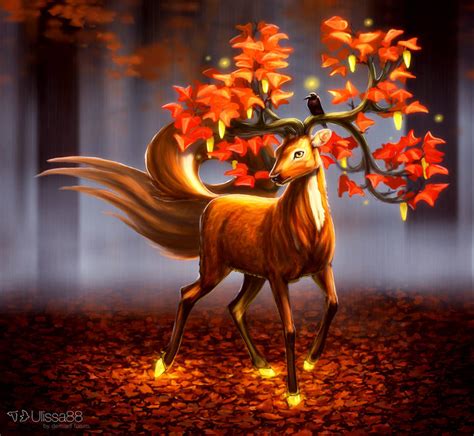 Magic Autumn Deer By Ulissa88 On Deviantart