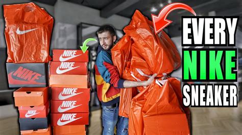 I Bought Every Single Sneaker Nike Sells Youtube