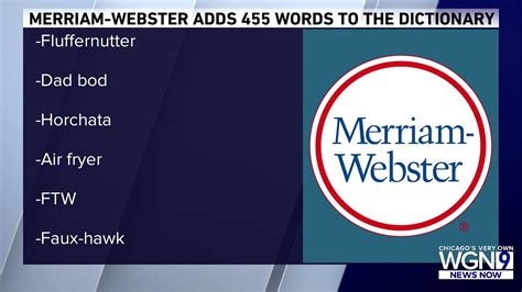Merriam Webster Has Added 455 New Words To The Dictionary Youtube