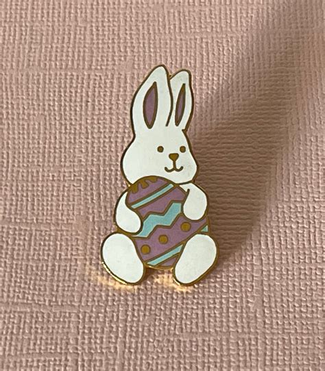 Vintage Easter Pin Easter Brooch Easter Tie Tack Easter Bunny Brooch