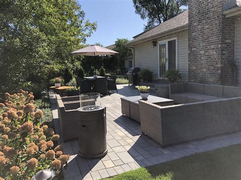 Paver Patio With Lounge And Dining Area Northbrook Il Northbrook