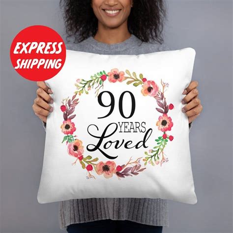 Personalized pot holders are the perfect gift. 90th Birthday Gifts for Women 90 Year Old Female 90 Years ...
