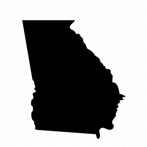 Geography Georgia Map State Usa Icon Download On Iconfinder