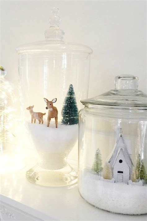 Check spelling or type a new query. Winter scenes in glass jars craft | Christmas jars ...