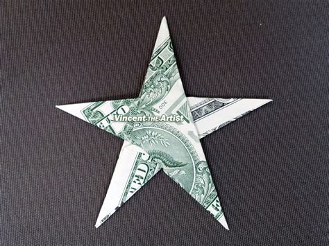Star Money Origami Art Dollar Bill Cash Sculptors Bank Note Handmade