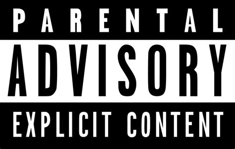 These days a great album cover is a great picture and a parental advisory sticker, ask drake. Parental Advisory - Wikipedia