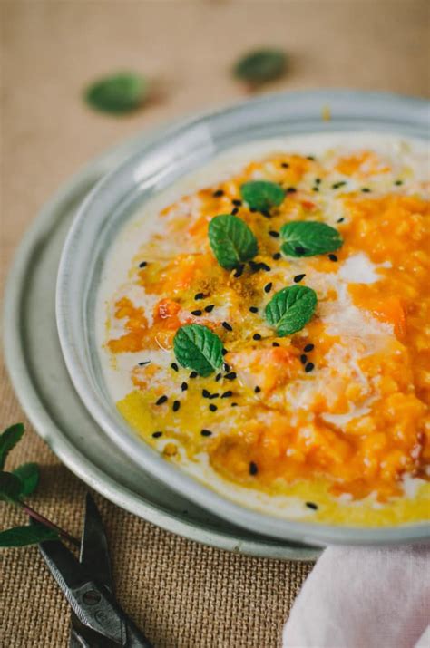Dahl de lentilles corail au lait de coco Recette