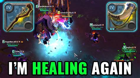 Im Healing Again Druidic Staff And Mistcaller Albion Online Youtube