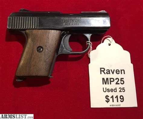 Armslist For Sale Raven Mp25 Pistol 25acp Used