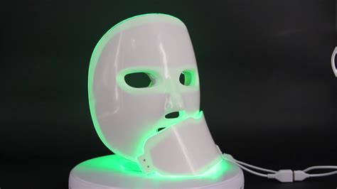 Wireless Led 7 Color Light Therapy Mask With Neck Buy Led Mask 7