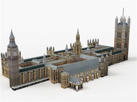 Palace Of Westminster House Of 3d Model