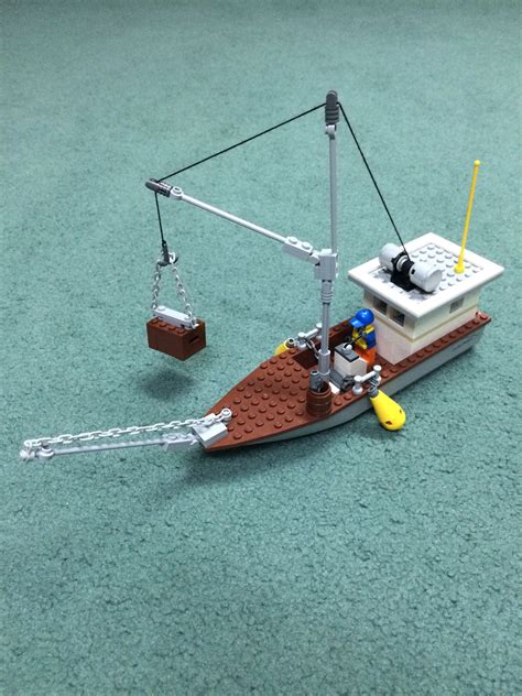 Fishing Boat 2 Lego Projects Cool Lego Lego Boat