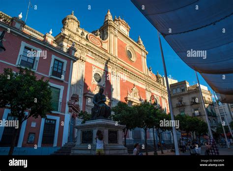 Salvador Church Seville Spain Stock Photo Alamy