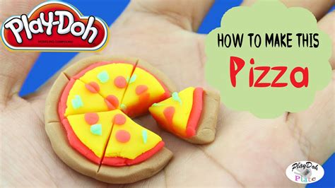 Play Doh Mini Pizza How To Make Play Doh Food Pizza Youtube