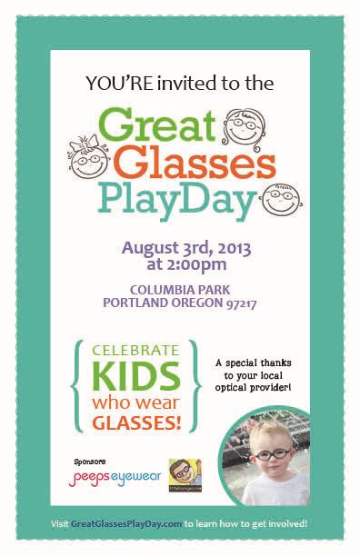 Join Us At The Portland Or Great Glasses Play Day Event For Giveaways