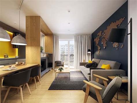 Appartement Moderne Scandinave Ingénieux Interior Apartemen Desain