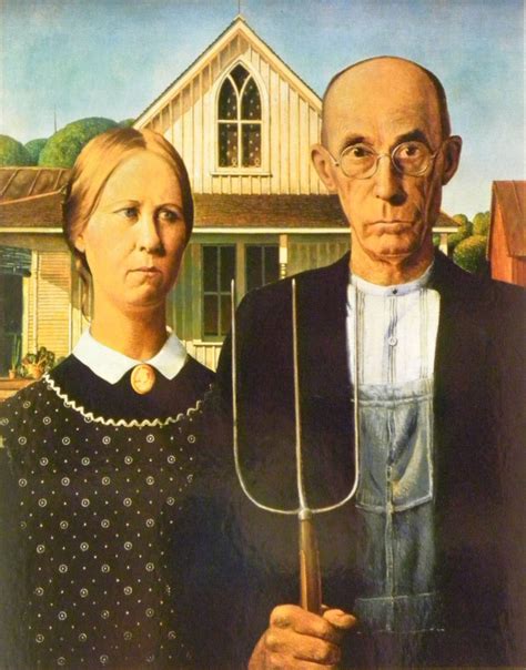 Grant Wood American Gothic 1930