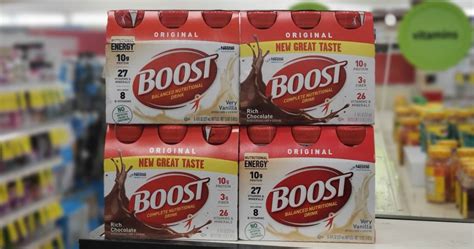Boost Nutritional Drink 6 Packs Only 199 Each After Cvs Rewards Just