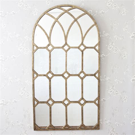 Choose a stunning window mirror from decorative mirrors online. 'rustic' gold metal window mirror by decorative mirrors ...