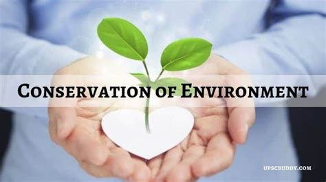 Conservation Of Environment Simply Indicates The Sustainable Use And