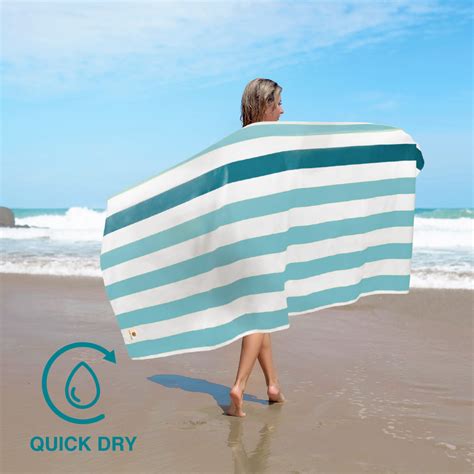 Microfiber Beach Towel Lightweight Quick Dry Pool Swim Travel Gym