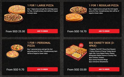 Pizza Hut To Offer For On Your Favourite Pizzas Mon Thurs When