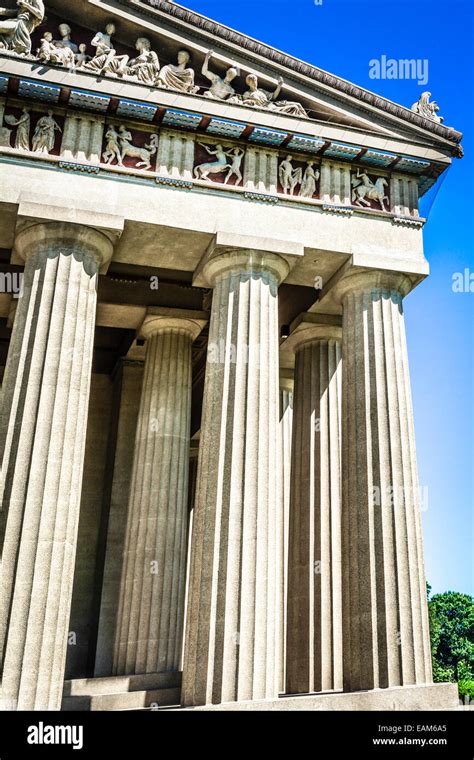 The Parthenon In Nashville Tn Is A Full Scale Replica Of The Original