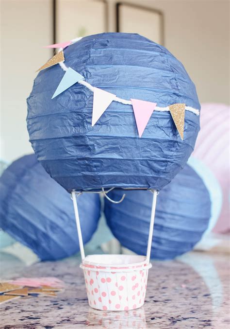 hot air balloon party decorations {and a birthday note to my little love} love lake living