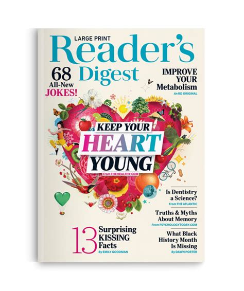 Readers Digest Large Print Magazine Shop Readers Digest