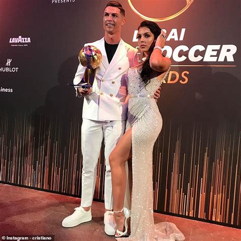 Cristiano Ronaldo Poses With Another Trophy Alongside Girlfriend And