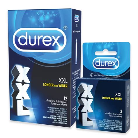 Amazon Durex Condom XXL Longer Wider Natural Latex Condoms 3