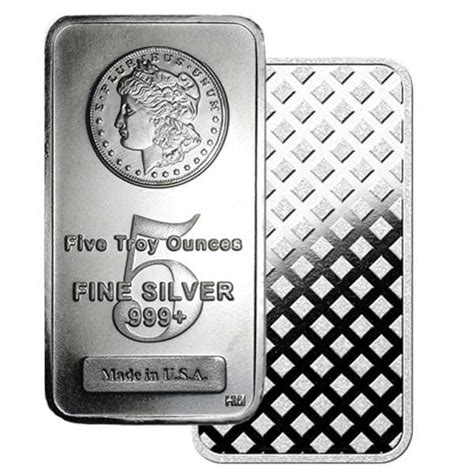 5 Oz Silver Bars For Sale Money Metals Exchange