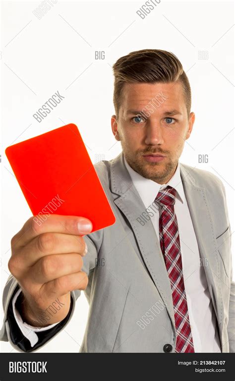 Manager Red Card Image And Photo Free Trial Bigstock