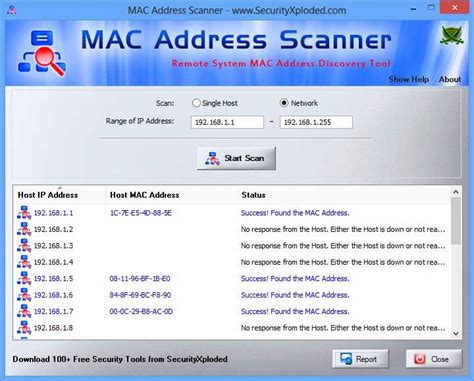 Wifi Network Mac Address Scanner Fadmarine