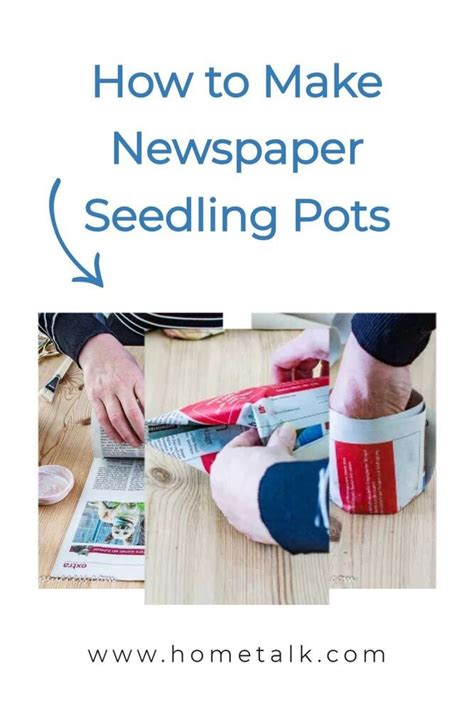 How To Make Newspaper Seedling Pots Seedling Pots Seedlings Easy Diy