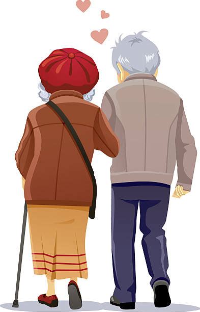 Royalty Free Senior Couple Clip Art Vector Images And Illustrations Istock