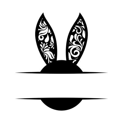 Bunny Ears Easter Free Svg File Svg Heart