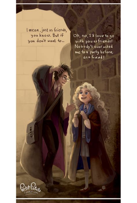 Luna Lovegood And Harry Potter Fan Art