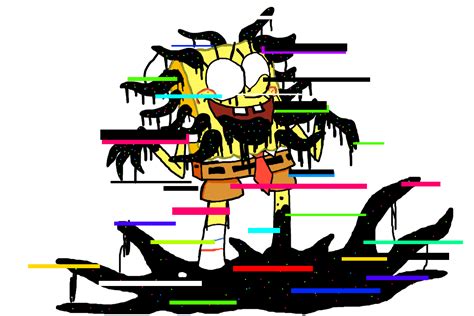 Pibby Corrupted Redesign Corrupted Spongebob By Pokendereltaun On