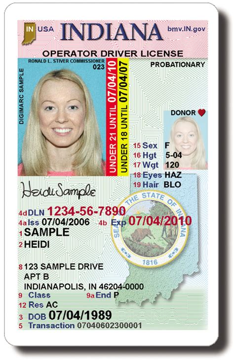 Photo Update Indiana Unveils New Design For Digital Drivers Licenses