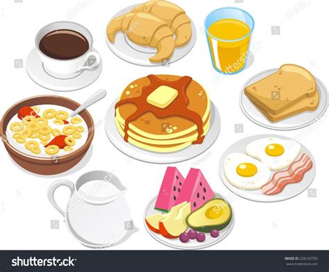 Breakfast Menu Vector Illustration Cartoon Sponsored Sponsored