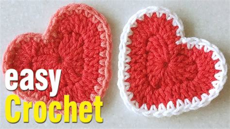 Easy Crochet How To Crochet A Heart Motif For Beginners А Heart Motif