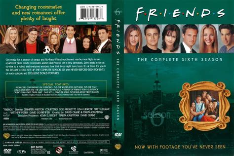 Friends Season 6 1999 R1 Dvd Cover Dvdcovercom