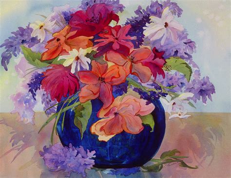 Fantasy Bouquet Painting By Pamela Goedhart Pixels