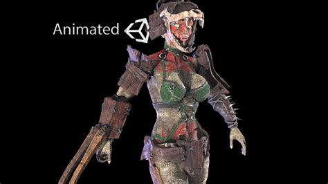 Orc Woman In Wood 3d Model Cgtrader