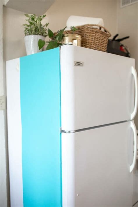 Diy How I Put Contact Paper On My Fridge Before After Photos
